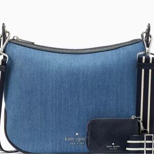 KATE SPADE ♠️ ROSIE Blue Denim Crossbody/Shoulder bag